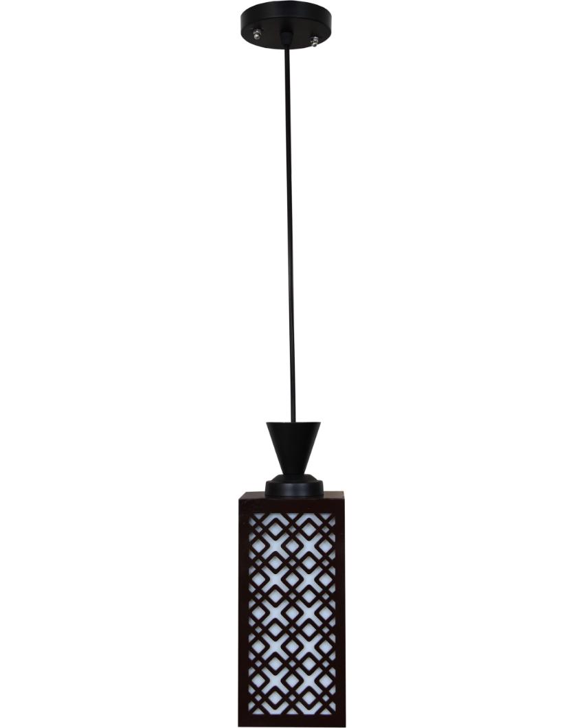 Classic Design Wooden Style Creative Pendant Lamp | 4 x 4 x 8 inches