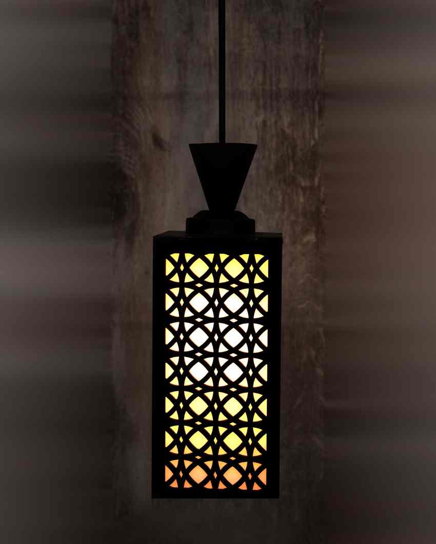 Timeless Craft Wooden Style Creative Pendant Lamp | 4 x 4 x 8 inches