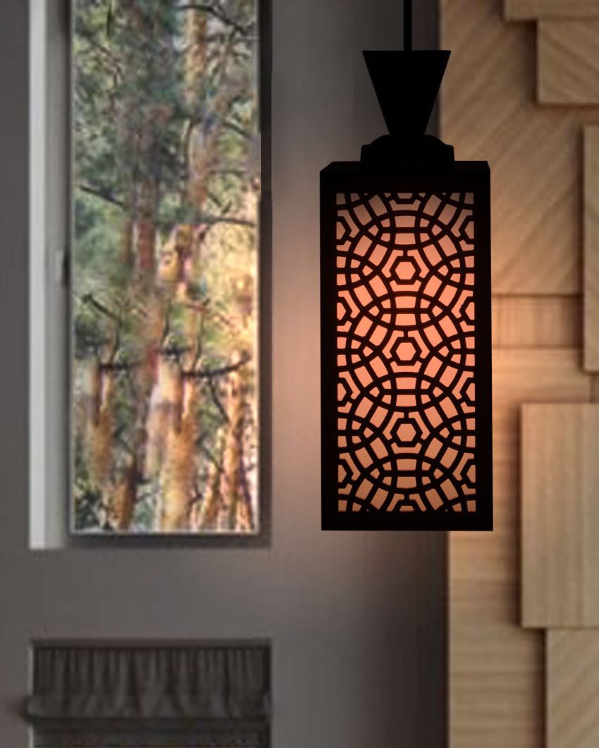 Classic Look Wooden Style Creative Pendant Lamp | 4 x 4 x 8 inches