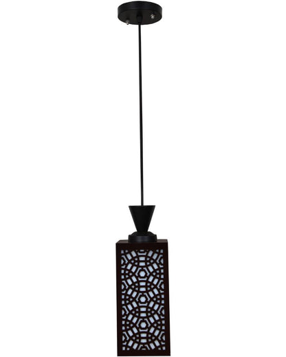 Classic Look Wooden Style Creative Pendant Lamp | 4 x 4 x 8 inches