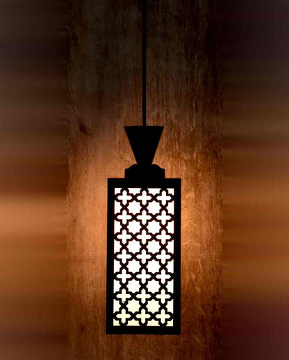 Ornamental Piece Wooden Style Creative Pendant Lamp | 4 x 4 x 8 inches