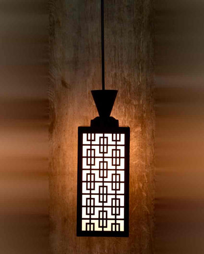 Sleek Piece Wooden Style Creative Pendant Lamp | 4 x 4 x 8 inches