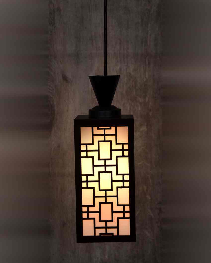 Sophisticated Piece Wooden Style Creative Pendant Lamp | 4 x 4 x 8 inches