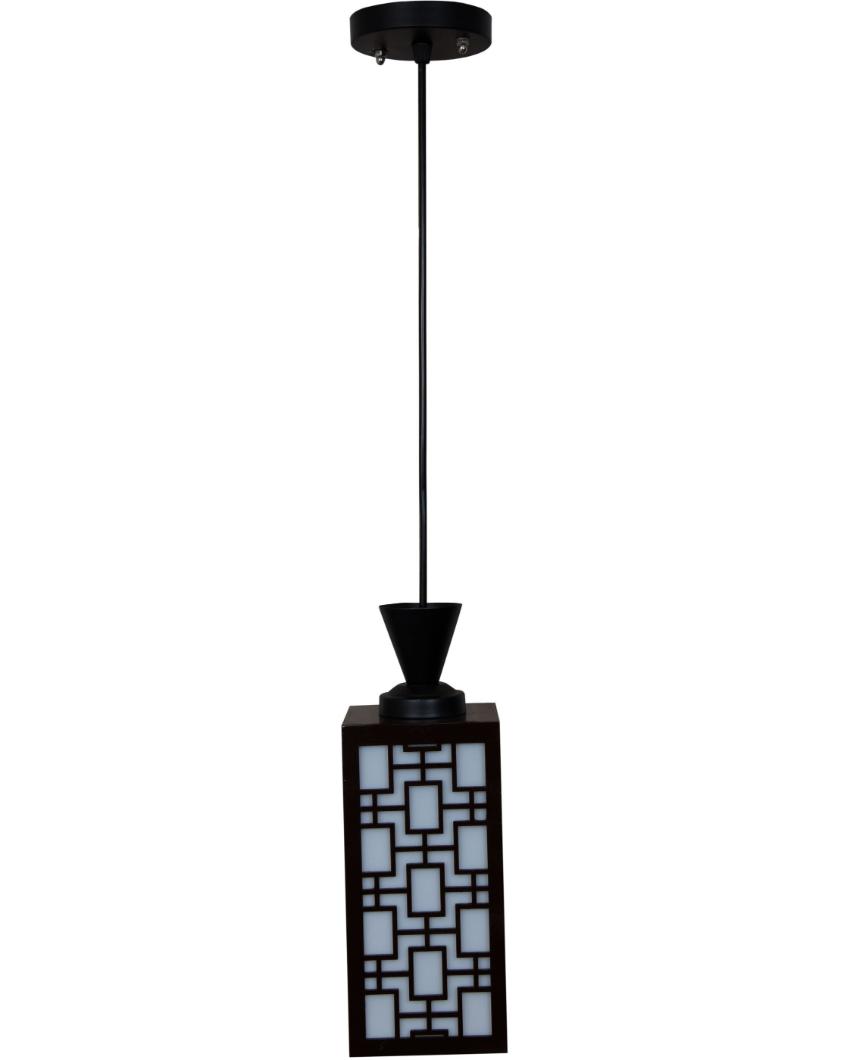 Sophisticated Piece Wooden Style Creative Pendant Lamp | 4 x 4 x 8 inches