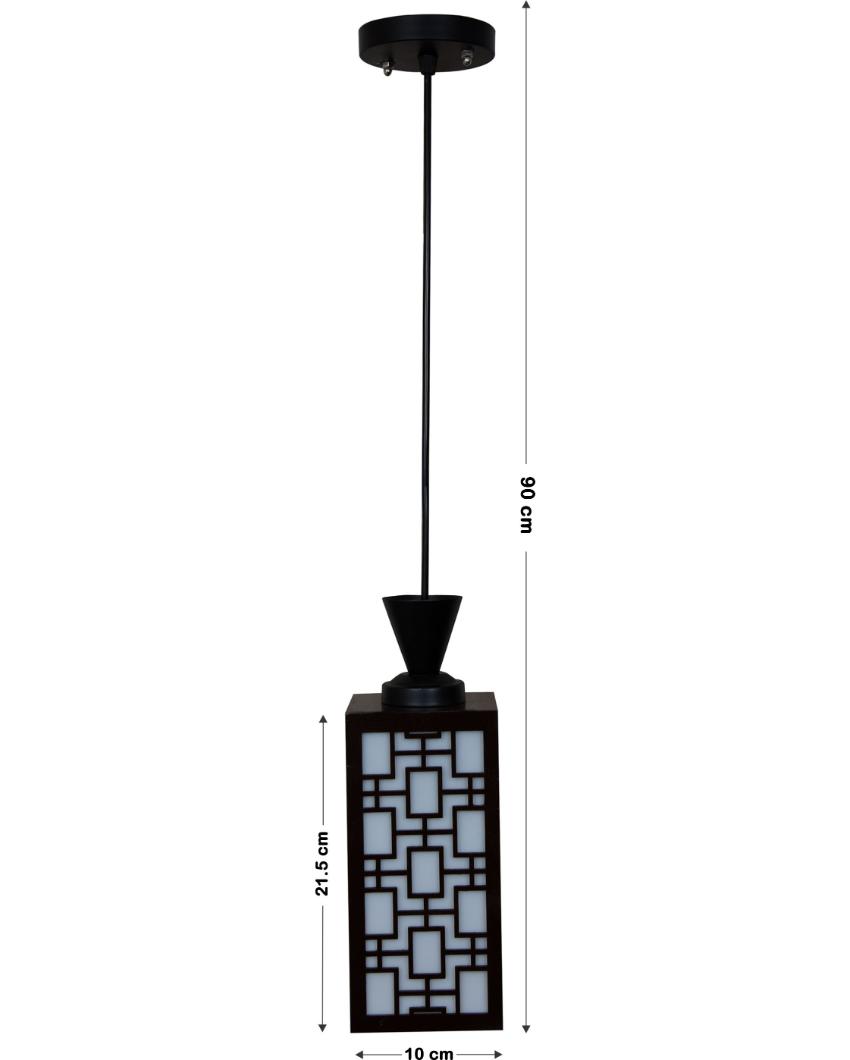 Sophisticated Piece Wooden Style Creative Pendant Lamp | 4 x 4 x 8 inches