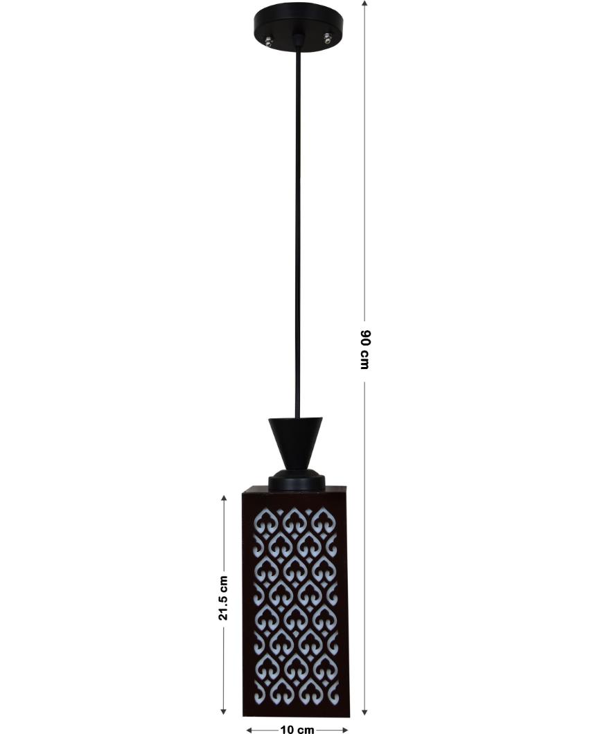 Eco Design Wooden Style Creative Pendant Lamp | 4 x 4 x 8 inches