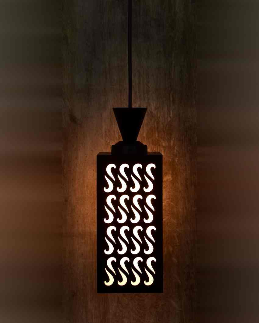 Eco Friendly Craft Wooden Style Creative Pendant Lamp | 4 x 4 x 8 inches