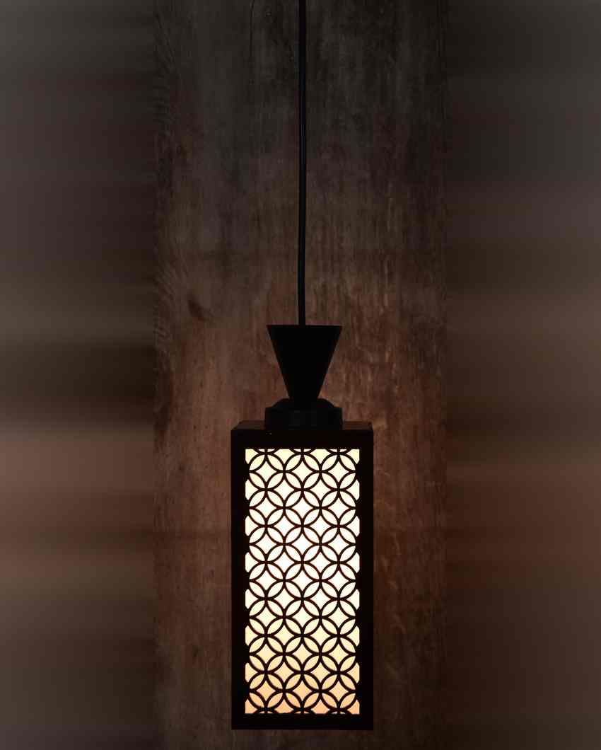 Wooden Piece Wooden Style Creative Pendant Lamp | 4 x 4 x 8 inches