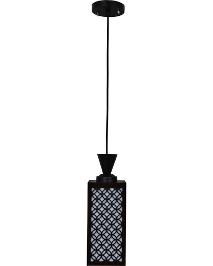 Wooden Piece Wooden Style Creative Pendant Lamp | 4 x 4 x 8 inches