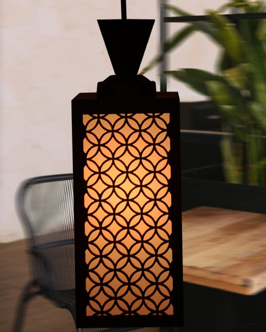 Wooden Piece Wooden Style Creative Pendant Lamp | 4 x 4 x 8 inches