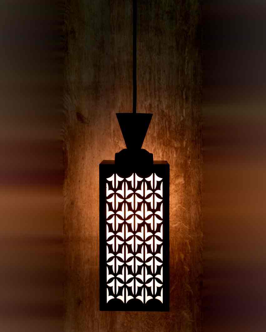 Illuminated Craft Wooden Style Creative Pendant Lamp | 4 x 4 x 8 inches