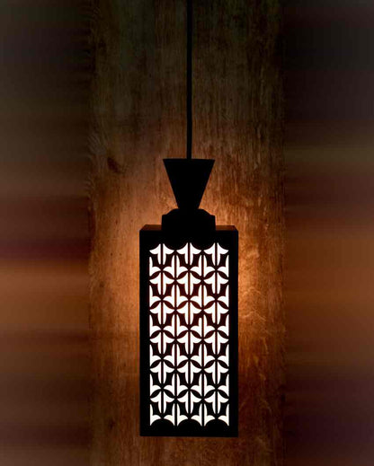 Illuminated Craft Wooden Style Creative Pendant Lamp | 4 x 4 x 8 inches