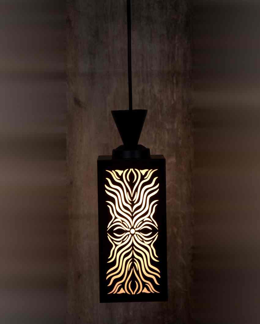 Contemporary Design Wooden Style Creative Pendant Lamp | 4 x 4 x 8 inches