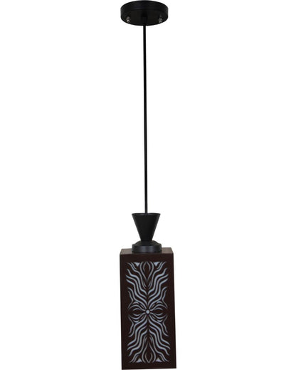 Contemporary Design Wooden Style Creative Pendant Lamp | 4 x 4 x 8 inches