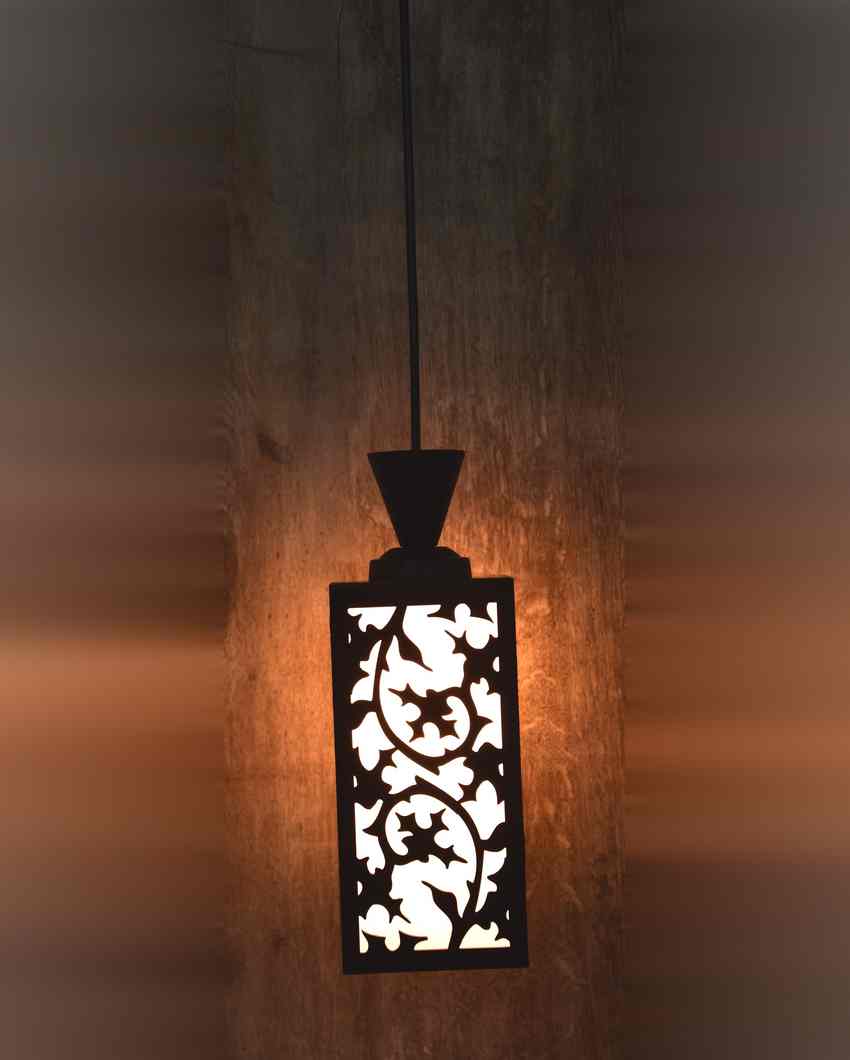 Artisan Finish Wooden Style Creative Pendant Lamp | 4 x 4 x 8 inches