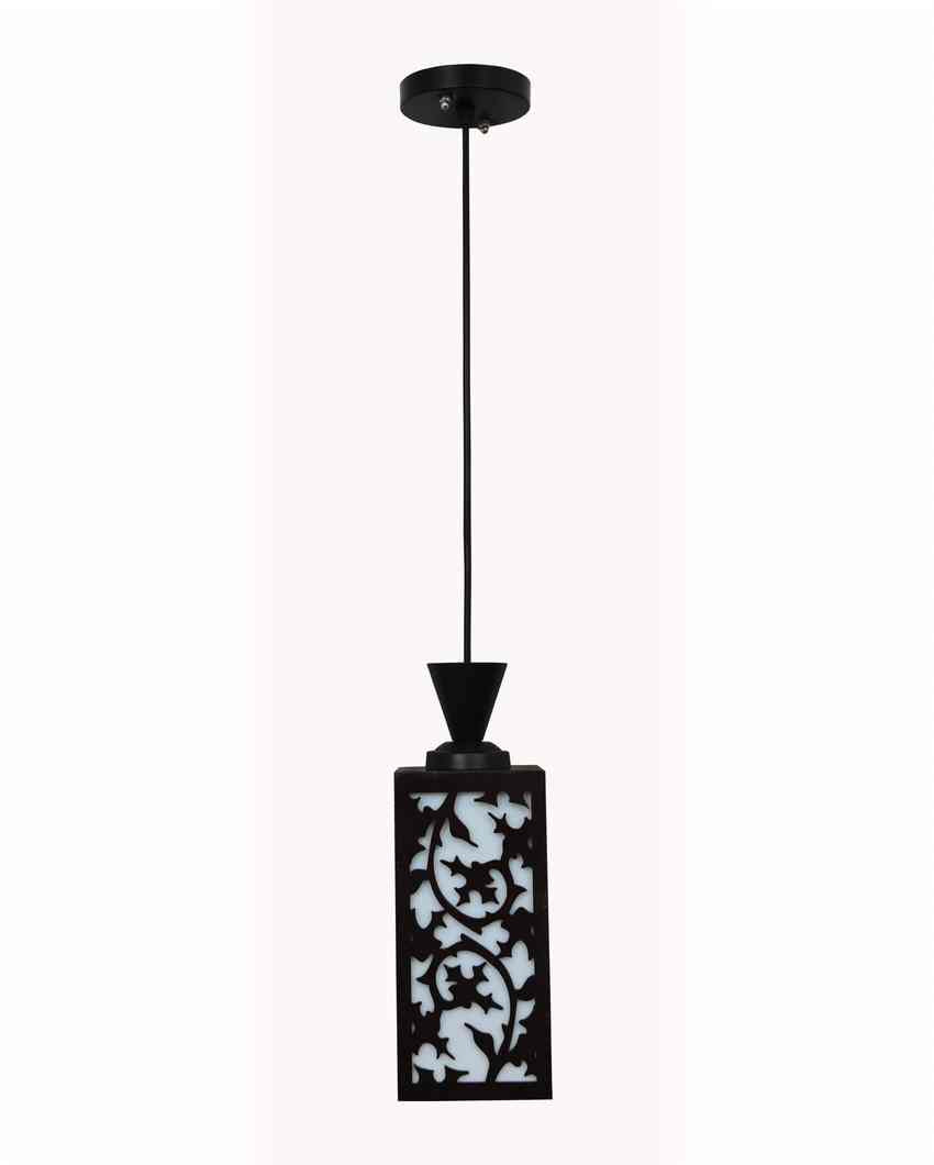 Artisan Finish Wooden Style Creative Pendant Lamp | 4 x 4 x 8 inches