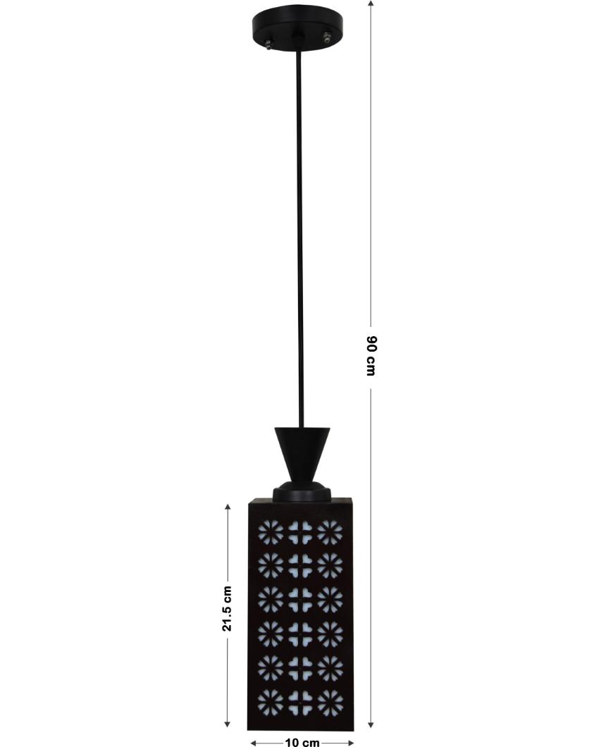 Sophisticated Look Wooden Style Creative Pendant Lamp | 4 x 4 x 8 inches