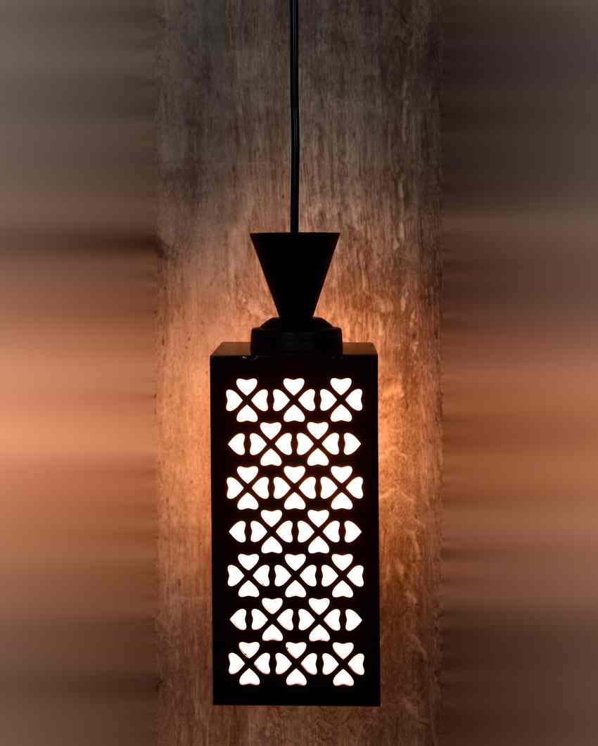 Eco Friendly Piece Wooden Style Creative Pendant Lamp | 4 x 4 x 8 inches