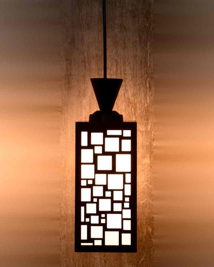 Ornamental Piece Wooden Design Creative Pendant Lamp | 4 x 4 x 8 inches