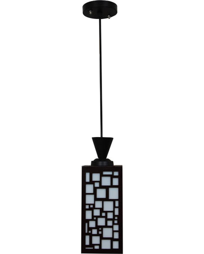 Ornamental Piece Wooden Design Creative Pendant Lamp | 4 x 4 x 8 inches