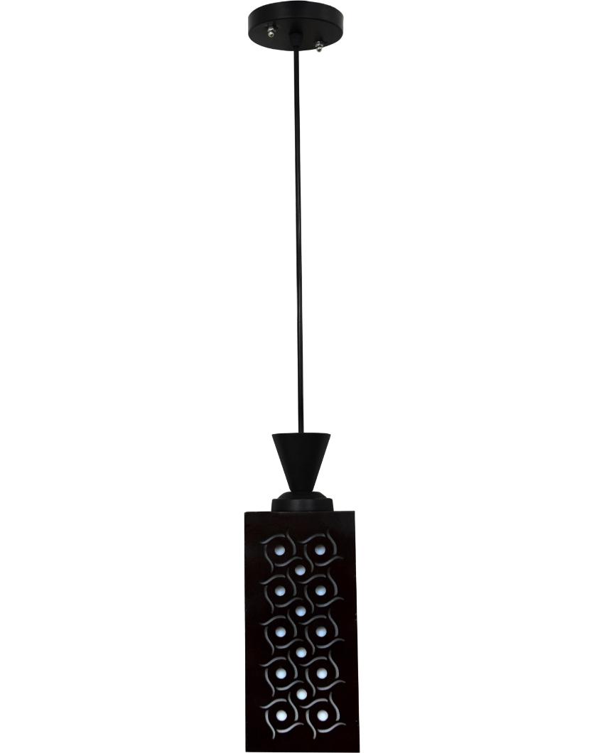 Elegant Craft Wooden Style Creative Pendant Lamp | 4 x 4 x 8 inches