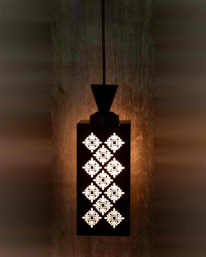 Exquisite Craft Wooden Style Creative Pendant Lamp | 4 x 4 x 8 inches