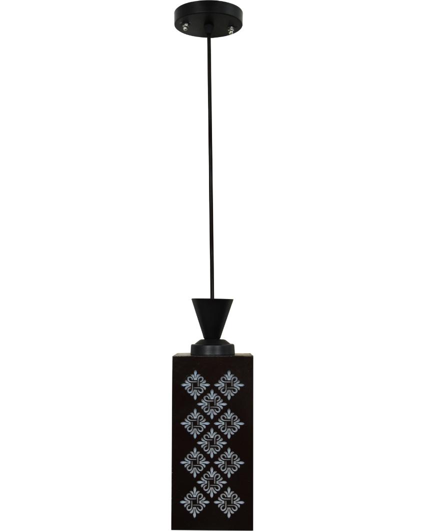 Exquisite Craft Wooden Style Creative Pendant Lamp | 4 x 4 x 8 inches