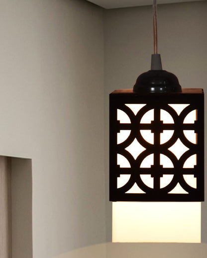 Artisan Touch Wooden Style Creative Pendant Lamp | 4 x 4 x 34 inches