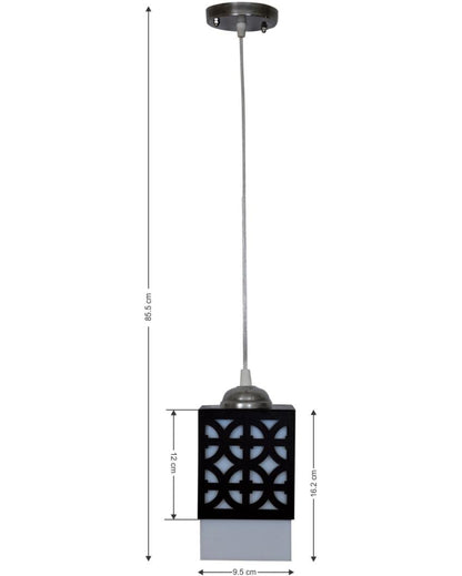 Artisan Touch Wooden Style Creative Pendant Lamp | 4 x 4 x 34 inches