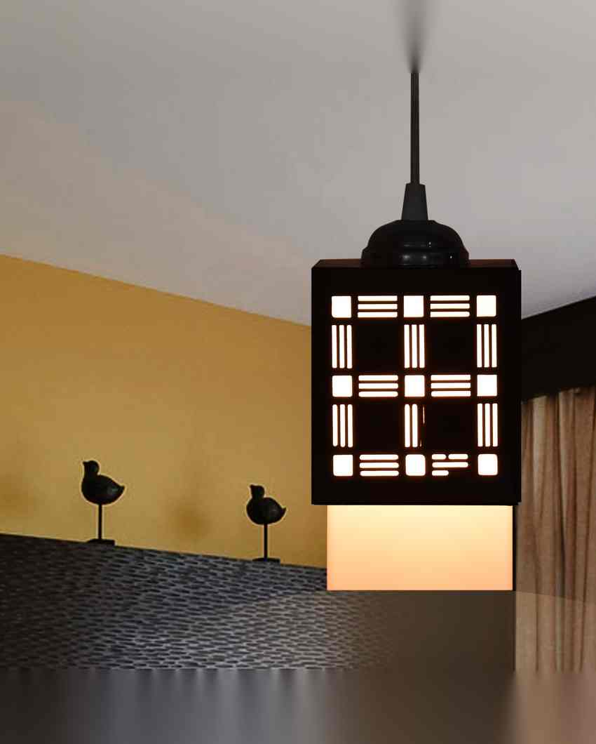 Nic Wooden 3 Lights Pendant Hallway Ceiling Lamp | 5 x 6 x 32 inches