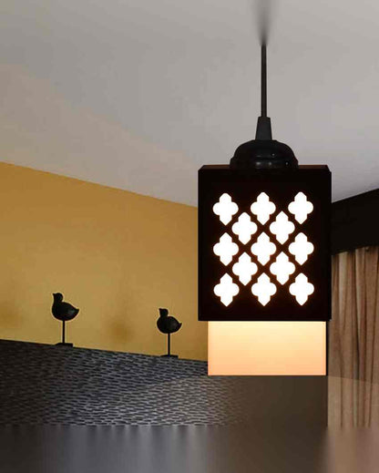 Personalizado 3 Lights Hallway Wooden Pendant Ceiling Lamp | 5 x 6 x 32 inches