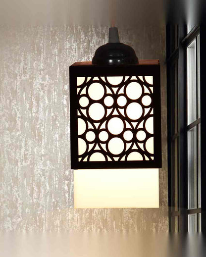 Arte Wooden Pendant 3 Lights Hallway Ceiling Lamp | 5 x 6 x 32 inches