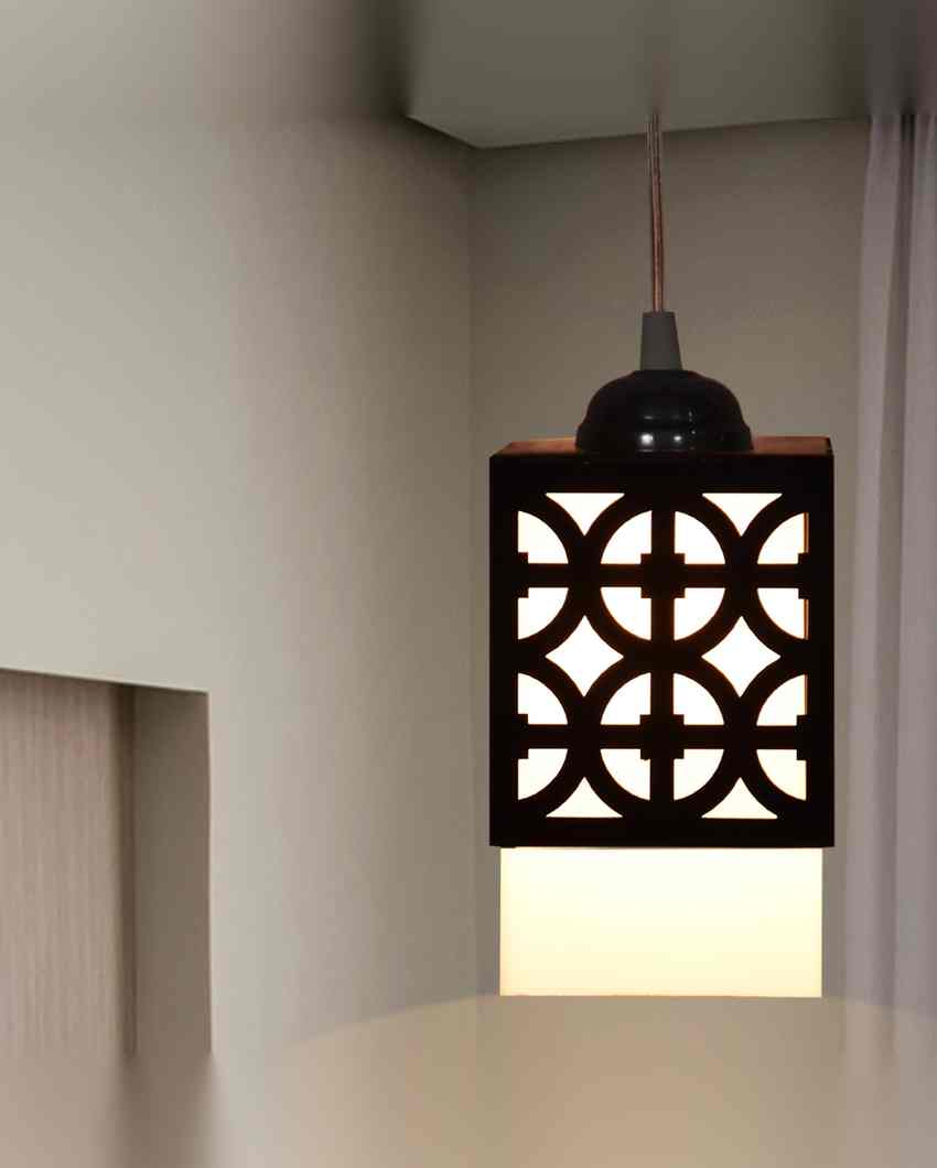 Armonioso 3 Lights Wooden Premium Hallway Ceiling Lamp | 5 x 6 x 32 inches