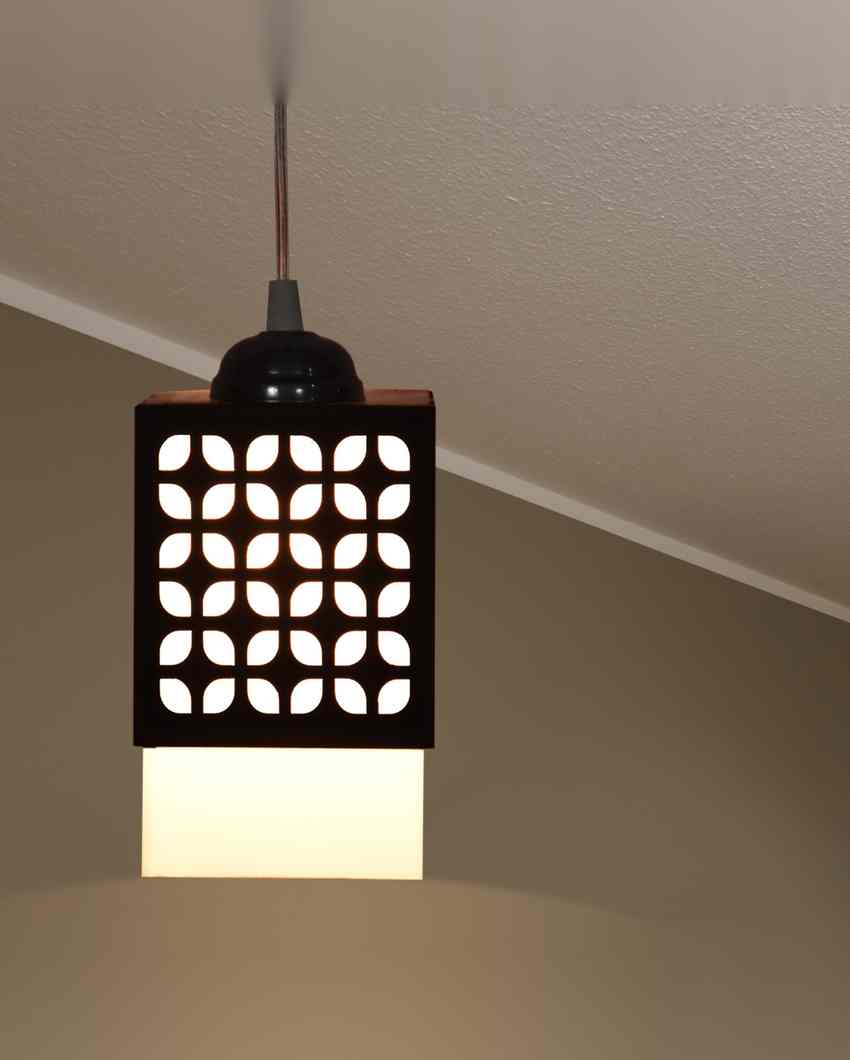 Skulptur Wooden 3 Lights Pendant Hallway Ceiling Lamp | 5 x 6 x 32 inches