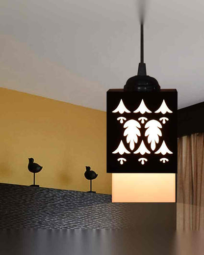 Hängend 3 Shades Wooden Pendant Ceiling Lamp | 5 x 6 x 32 inches