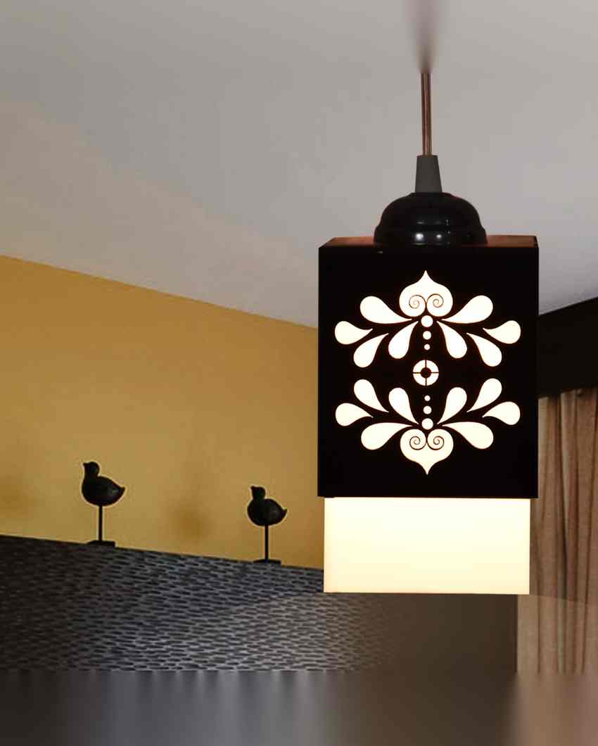 Peculiar 3 Lights Hallway Wooden Pendant Ceiling Lamp | 5 x 6 x 32 inches