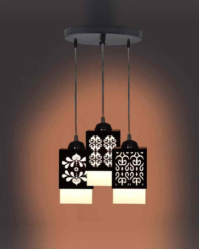 Ästhetik Wooden Pendant 3 Lights Hallway Ceiling Lamp | 5 x 6 x 32 inches