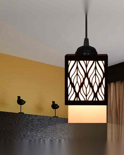 Holz Wooden 3 Lights Pendant Hallway Ceiling Lamp | 5 x 6 x 32 inches