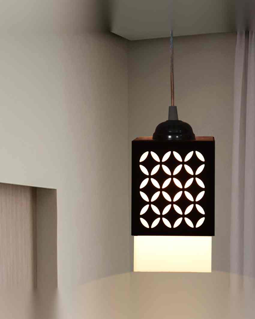 Artisan 3 Lights Hallway Wooden Pendant Ceiling Lamp | 5 x 6 x 32 inches