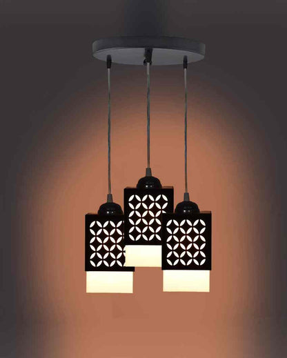 Harmonie Wooden 3 Lights Pendant Hallway Ceiling Lamp | 5 x 6 x 32 inches