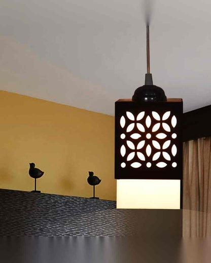 Impresion 3 Lights Wooden Pendant Hallway Ceiling Lamp | 5 x 6 x 32 inches