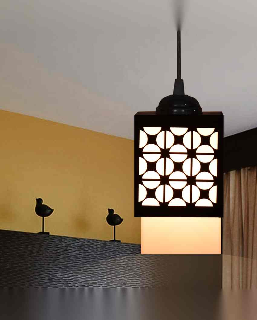 Decoración 3 Lights Hallway Wooden Pendant Ceiling Lamp | 5 x 6 x 32 inches