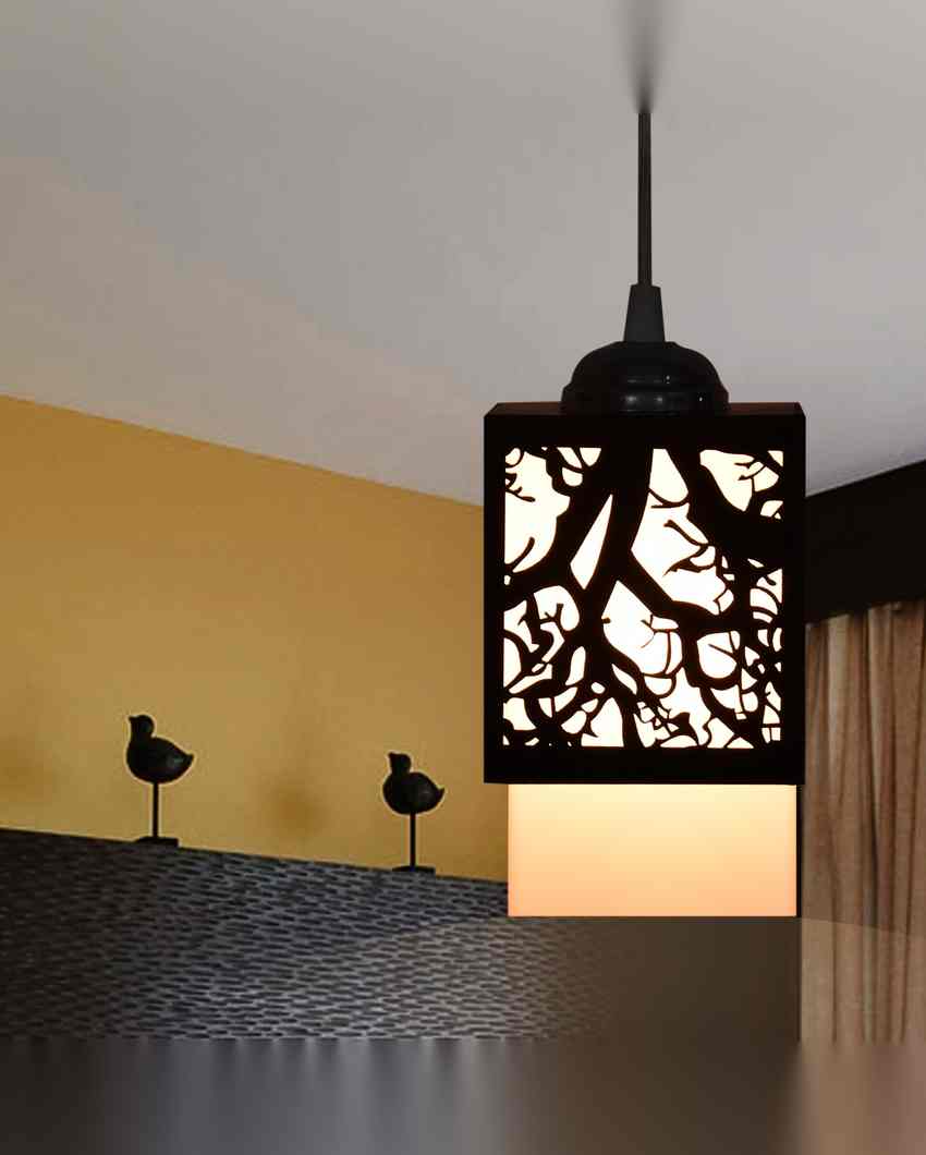 Deckey 3 Shades Wooden Pendant Ceiling Lamp | 5 x 6 x 32 inches