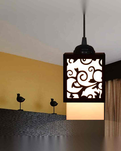 Chick 3 Lights Wooden Pendant Hallway Ceiling Lamp | 5 x 6 x 32 inches