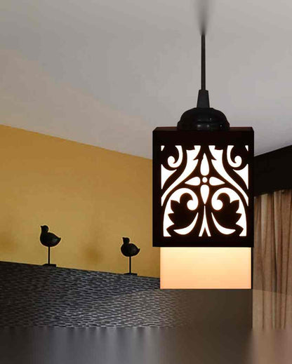 Modular Wooden Pendant 3 Lights Hallway Ceiling Lamp | 5 x 6 x 32 inches