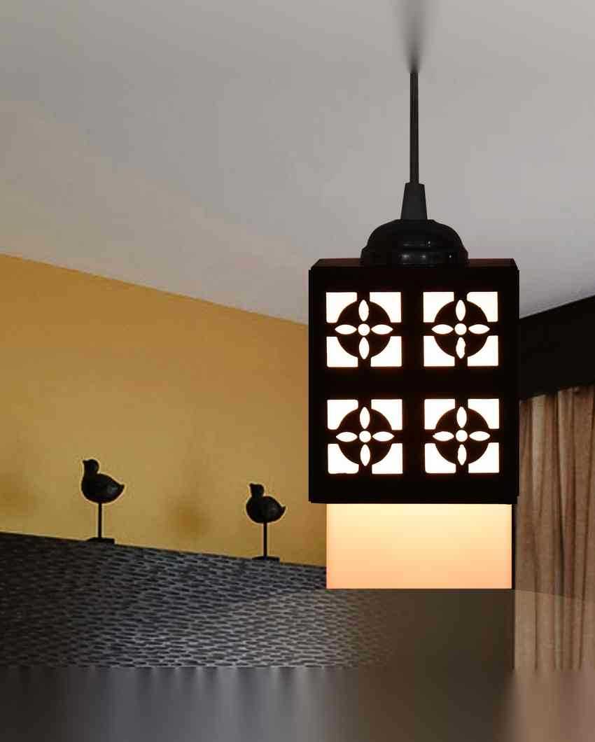 Dynamic 3 Lights Wooden Pendant Hallway Ceiling Lamp | 5 x 6 x 32 inches