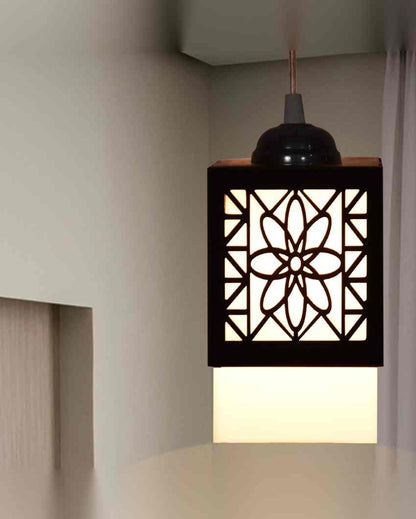 Cálido Wooden 3 Lights Pendant Hallway Ceiling Lamp | 5 x 6 x 32 inches