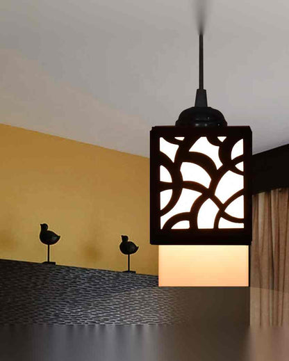 Innovative Wooden Pendant 3 Lights Hallway Ceiling Lamp | 5 x 6 x 32 inches