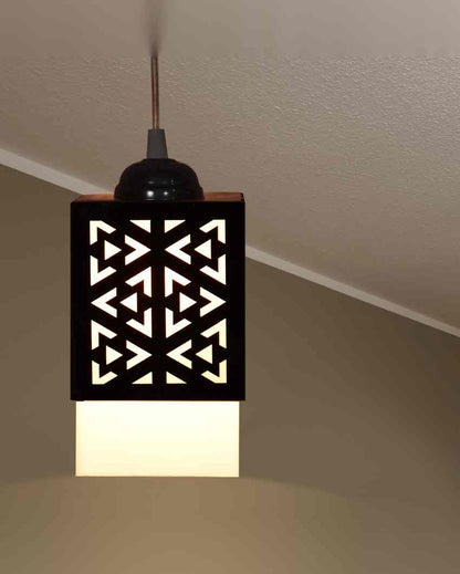 Glamour 3 Lights Hallway Wooden Pendant Ceiling Lamp | 5 x 6 x 32 inches