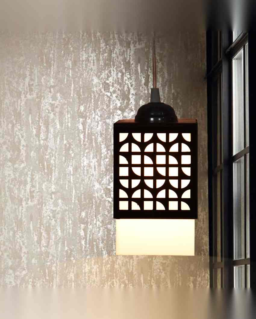 Armonioso 3 Lights Wooden Pendant Hallway Ceiling Lamp | 5 x 6 x 32 inches